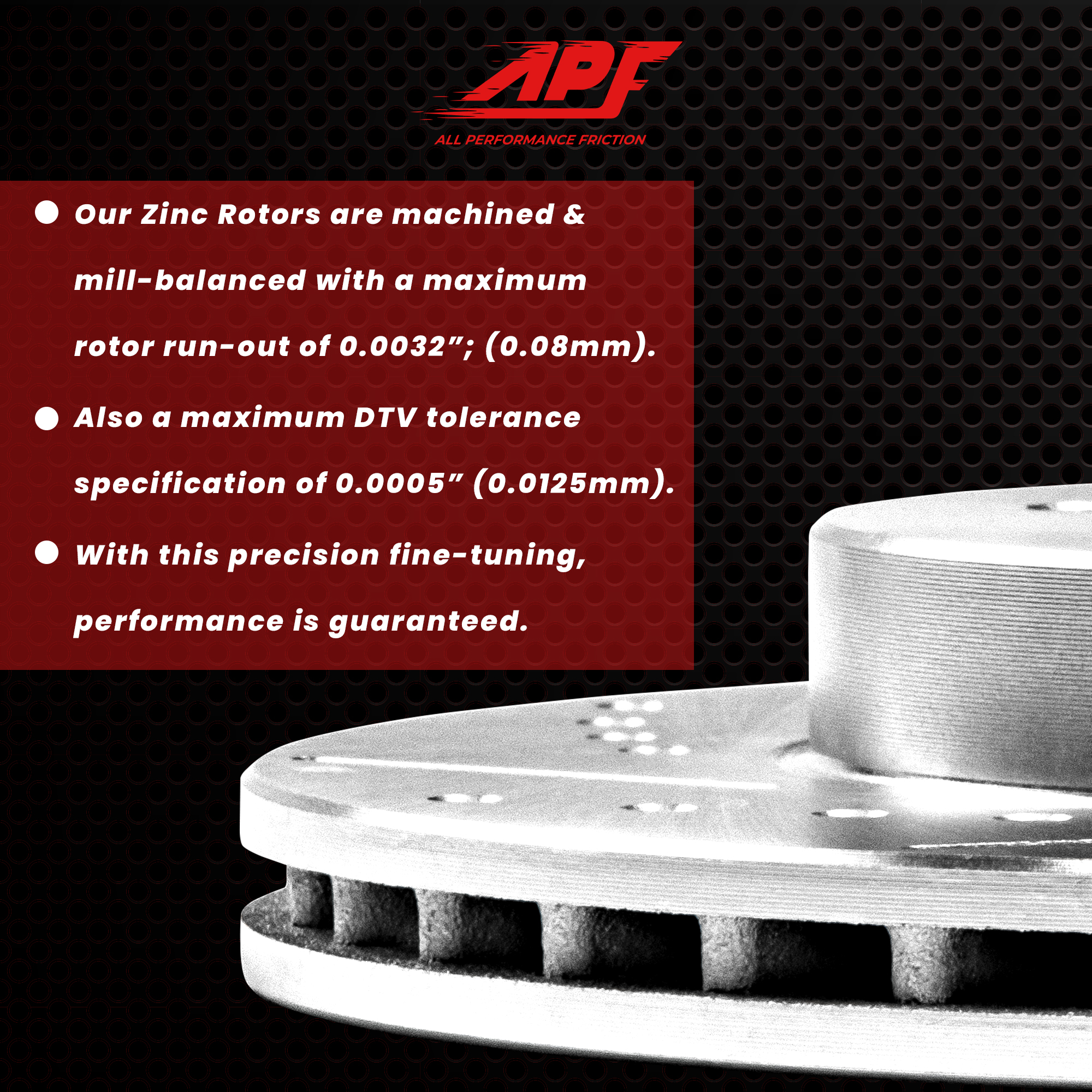 APF Rear Brake Kit compatible with Jeep Grand Cherokee Vented 2011-2019 |  Zinc Drilled Slotted Rotors with Ceramic Carbon Fiber Brake Pads